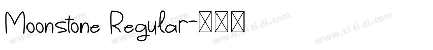 Moonstone Regular字体转换
